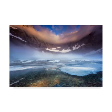 Naphat Chantaravisoot 'Foggy Ice' Canvas Art,30x47